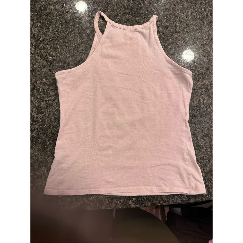 Pale Pink Medium Razor Back T-Shirt - Picture 4 of 6